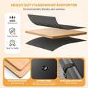 Bunkie Board Full Size (54x75'') - Extra Sturdy Wood Bed Boards for Slatted Metal Frame, Sleeper Sofa Support Board to Stop Sagging Mattress, Breathable, Quiet, Anti-Slip and Moisture-Resistant