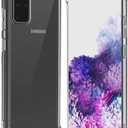 KIOMY Clear Case for Samsung Galaxy S20 Plus 5G Hybrid Hard PC Back with Soft TPU Bumper [Military-Grade Drop Protection] Shockproof [Anti Yellow] Slim Fit Transparent Cover