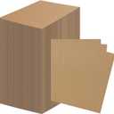 RLAVBL 200 Pack 8x10 Brown Corrugated Cardboard Sheets, Flat Cardboard Inserts for Shipping, Mailing, Packing, DIY Crafts