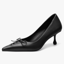 Women's Closed Toe High Heels Dress Pointed Toe Wedding Classic Pumps Daily Shallow Mouth Shoes Stilettos Party Prom Work Formal Shoes Office Event Comfort Heels Black Size 6