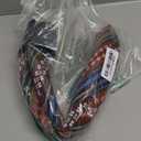 SEG Direct Boho Steering Wheel Cover with Baja Blanket Cloth, Ethnic Style Auto Wheel Cover Made of Coarse Flax, Fits 14 1/2-15 1/4 inches Car Wheel (Spring Flowers)