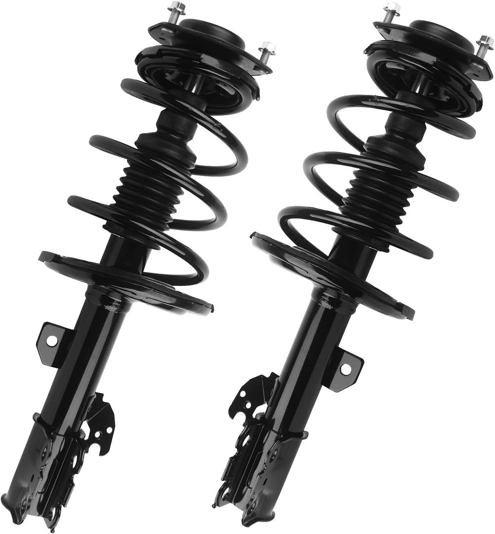 KUSATEC Front Pair Complete Struts Shock Absorber fit for Lexus ES350 2007-2009; Toyota Avalon 2006-2012/ Camry 2007-2011/ Solara 2006-2008, 172308 172307 Left/Right Struts with Coil Spring Assemblies
