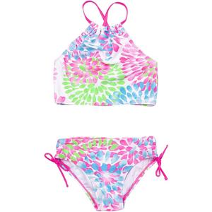 Kanu Surf Girls, Daisy UPF 50 Beach Sport Halter Tankini 2-Piece Swimsuit, 12