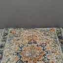 Runner Rug - 2'x6' Boho Washable Kitchen Rug, Non-Slip Soft Low Pile Rugs Indoor for Entrance Living Room Bedroom Bathroom,Vintage Throw Hallway Carpet Stain Resistance (Multi, 2x6ft)