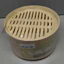 Prime Home Direct Bamboo Steamer Basket 10-Inch | 2-Tier Steamer for Cooking | 50 Liners, Chopsticks, Sauce Dish | Steaming Asian Food, Bao Buns, Chinese, Dim Sum, Dumpling, Rice, Vegetable Steam Pot