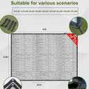 FoundGo 85% Aluminum Shade Cloth,13'x20'Car/Dog Sun Reflective Aluminet tarp,Silver Reflective Sun Shade Net Cover with Grommets,Breathable,Sun/UV/Heat Blocking for Camping,RVs,with Accessories