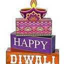 4 Pcs Thanksgiving Decoration for Home Wooden Maple Leaf Fall Tiered Tray Decor Thanksgiving Centerpiece Rustic Decorative Maple Leaf Block Signs Gift