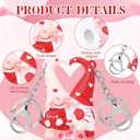 2pcs Valentines Gnomes Magnetic Keychain Matching Couple Gifts Valentines Gnome Gifts for Him and Her