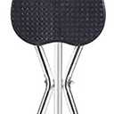 Adult Crutches With Seat, Multifunctional Aluminum Alloy Walking Stick, Folding Three-Leg Stool Crutch With Non-Slip Tip For Elderly 