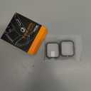 Misxi 2 Pack Hard PC Case with Tempered Glass Screen Protector Compatible with Apple Watch SE 3 (2025) SE 2 SE Series 6 Series 5 Series 4 44mm, Black