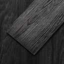 Peel and Stick Floor Tile, Luxury Vinyl Plank Flooring 36-Pack 54 Sq.ft, Real Wood Look Self-Adhesive Vinyl Floor Tiles, Easy DIY for Kitchen, Bedroom and Living Room, Black Grain