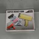 Wowok Gold Money Guns Shooter, Super Money Gun Make it Rain Toy Gun, Handheld Spary Cash Gun for Game Movies Party Supplies (Golden)