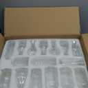 Der Rose Glass Bud Vases Set of 32 Small Clear Flower Vases for Rustic Wedding Centerpieces Table Decorations and Home Office Decor(Clear)