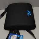 Everlasting Comfort Lumbar Support Pillow for Office Chair - Memory Foam Back Cushion for Car Seat - Promotes Better Posture, Back Pain Relief - Ideal Gaming and Desk Chairs Work and Home Essentials (A. Black Mesh)