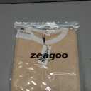 Zeagoo Womens Sweater Vest Fall 2026 Loose Fit Cape Sleeve Knit Ribbed Tank Tops with Front Pocket (Beige, S)