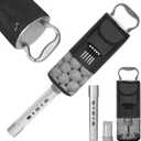 HOW TRUE Shag Bag for Golf Balls, Golf Ball Retriever with Detachable Aluminum Alloy Tube, Golf Shag Bags, Hold up to 70 Balls (with extra pocket)