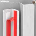 Wall Corner Protector, 2 PCS Self-Adhesive Corner Guards, 1.57 '' W x 35.4 ''L, Thickened PVC Wall Corner Furniture Stairs Baby Guard Edge Protector, White
