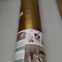 Gold Metallic Stripe Peel and Stick Wallpaper, 23.6 x 118 in