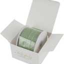 MEEDEE Sage Green Velvet Ribbon 5/8 Inch Single Face Nylon Velvet Ribbon 25 Yards Light Green Velvet Ribbons for Christmas Tree, Ornaments, Gift Wrappig, Rustic Wreath, Invitations, Sewing Crafts