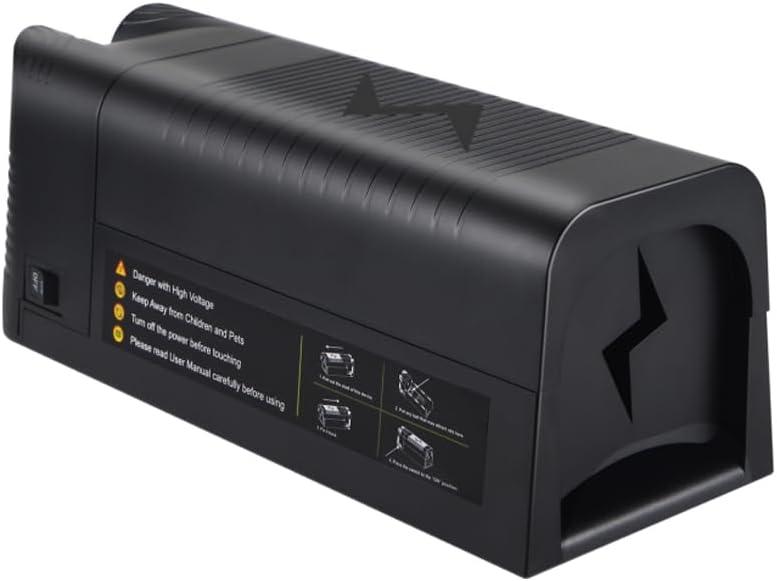 Electric Mouse Trap Zapper,Rechargeable Mice Traps for House Indoor Kill,Electric Rat Trap,No Touch and Reusable Mouse Traps Indoor for Home,Rodent Control for Apartment Attic Garage Use