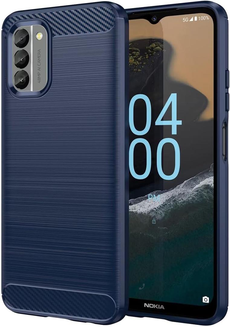 Case for Nokia G400 Case, Ultra Slim Phone Cover with Shock-Absorption TPU Rubber Protective Cases for Nokia G400 Navy Blue
