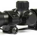 DB TAC INC 4X32 Compact Crossbow Archery Multi Range Reticle Scope Red and Green Illuminated