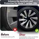 Rim Protector for Tesla 2025 2026 Model Y Juniper 20 Inch Helix Wheel Cover All-in-one Car Tire Trim Rings Rim Case Hubcaps Model Y Juniper Accessories