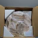 KRASTY Gold Crystal Chandelier Flush Mount Ceiling Light, 5 Lights Modern Round, K9 Crystal Raindrop Chandelier Light Fixtures for Hallway Bedroom, Living Room, Dining Room, H12 x D18 - Amazon.com