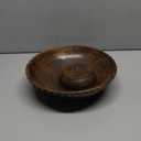 EDHAS Mango Wood Decorative Wooden Bowl Hand Carved Home Decor for Dining Table Center, Living Room, Kitchen Dcor (12" x 12' x 4.75")