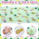 4 Pcs Flamingo Table Runner 29x70 Inch Summer Tropical Green