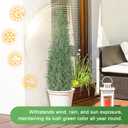 3FT Artificial Topiary Cedar Trees, 2-Pack Realistic Pre-Potted UV Resistant Faux Cypress Plants for Home Porch, Garden, and Entryway Decor