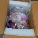 Urn for Ashes for Women or Man, Cremation Urns for Human Ashes Adult Female and Male, Funeral Decorative Urns, Burial Urn, Hand Engraving, Blue Butterfly & Pink Flower - Large Full Size