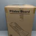 Pilates Board,Multifunctional Rebound Abdominal Board,Foldable Pilates Reformer Set, Ab Core Trainer Machine,Ab Exercise Board,Abs Workout Equipment for Women Home Gym Equipment (Black)