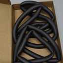 uxcell Foam Tubing for Handle Grip Support, Pipe Insulation, 1/4"(6mm) ID 16mm OD 2m Length Black