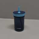 Contigo Kids Leighton Straw Tumbler with Spill-Proof Leak-Proof Lid, 14 Oz. (14oz (Pack of 1), Blueberry/Blue Raspberry)