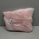 Gifts for Women Girls Initial Travel Duffle Bag Quilted Weekender Carry-On Overnight with Cosmetic Bag, Gym Bag with Shoe Compartment Personalized Bag, Pink A