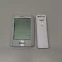 Indoor Outdoor Thermometer Wireless Weather Station External Thermometer Hygrometer Monitor with 330ft Range Remote Sensor, Battery Operated Backlit Display (Grey)