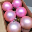 Zubebe Christmas Large Blank White Ball Ornaments, 3.15 Inch DIY Christmas Balls White Hanging Ornaments DIY Craft Activities for Tree Gift Box(Colorful,24 Pcs)