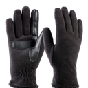 isotoner womens Stretch Fleece Gloves With Microluxe Lining and Smart Touch Technology