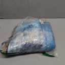 OSAM SPACE Turquoise Abstract Blue Grey Half Round Door Mat Indoor Entrance Mat 24 X 36, Absorbent Doormats Area Rugs Non-Slip Semi Circle Floor Mats for Home Kitchen Outdoor (Abstarct Art Plaid Buffalo)