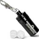 High Fidelity Ear Plugs for Hearing Protection - Discreet, Clear Ear Plugs for Concerts, Festivals & Noisy Events - Up to 18dB Background Noise Reduction Rave Earplugs - Comes with Aluminum Case