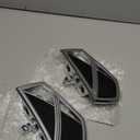 Motorcycle Floorboards Universal Foot Pegs Adjustable Brake Footrests with Male Mount for Harley Dyna Touring Street Glide Road King Sportster 883 Softail Fat Boy - Front/Rear, Chrome