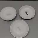 WROSWT No Spill Cat Bowls,Cat Food Bowl,Anti Whisker Fatigue Healthy Ceramic Cats Dishes Set for Indoor Cats,Shallow Wide Kitten Plates for Food and Water,Non-Slip Silicone Bottom,3 Pack