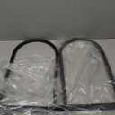 Otoolling 1  Bike Capacity U Bike Rack Commercial Bicycle Rack 17  Heavy Duty Galvanized Steel Bicycle Organizer Ground Parking Stand for Outdoor Garages Streets Yards Parks Schools Sidewalks