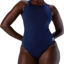 Speedo Women's Swimsuit One Piece Endurance+ Super Pro Solid Adult (32, Team Navy)