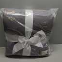 UGG Leonora Comforter Set with 1 Pillow Sham Lightweight Down Alternative Blanket All Season Washable and Hypoallergenic Bedding for College Apartment or Dorm Essentials, Twin/Twin XL, Purple Shadow