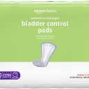 Amazon Basics Incontinence Pads for Women, Bladder Control, Postpartum, Overnight Absorbency, Unscented, 30 Count