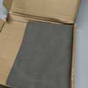 Dog Food Mat, 36" x 24" Extra Large Absorbent Dog Mat for Food and Water, Non Skid Cat Bowl Mat, No Stains Quick Dry for Pet Water Dispenser Pet Supplies for Messy Drinkers (Dark grey)