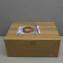 Juegoal 21 Inch Pre-Lit Christmas Wreath with Metal Hanger, Lighted Xmas Folded Wreath with 60 LED Lights, Red Bow and Colorful Balls, Battery Operated & Timer for Outdoor Home Window Wall Front Door