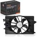 Engine Radiator Cooling Fan Assembly Compatible with Jeep Cherokee 2014-2020 & Chrysler 200 2015-2017, Single Fan Replace# 68197298AB